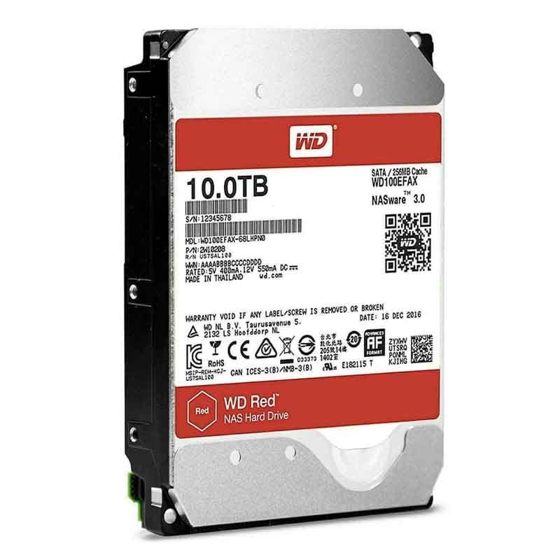 Western Digital WD100EFAX WD Red Hard Drive 10TB 5.4K RPM SATA-6GBPS  Internal | Refurbished | Call