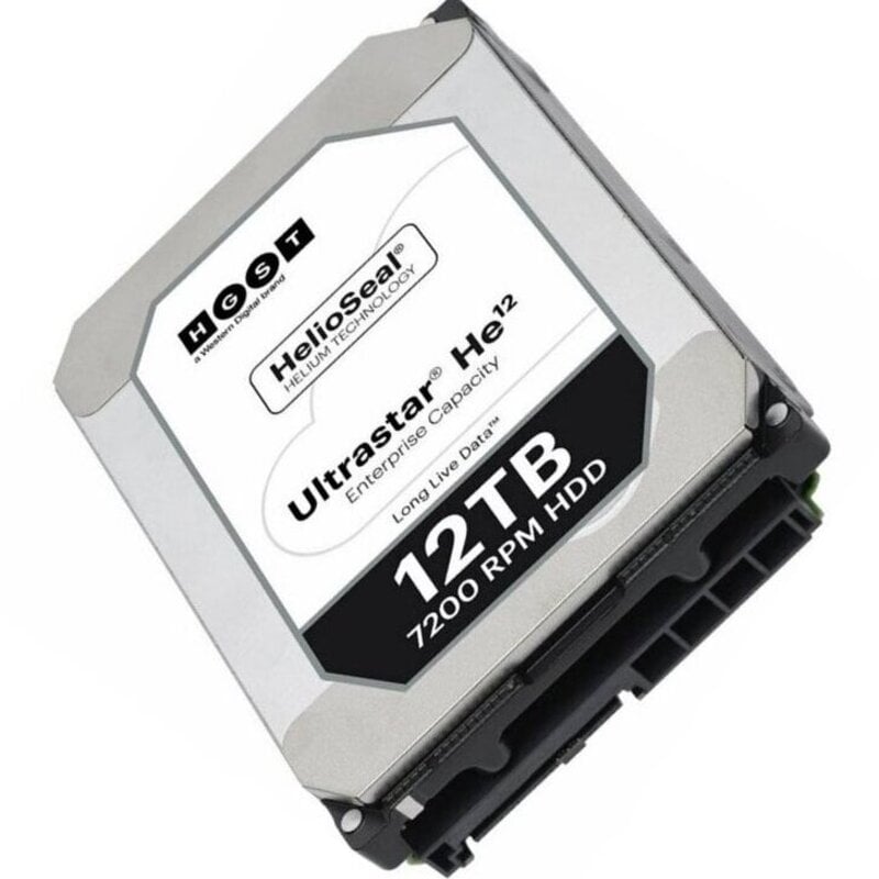 Digital HUH721212ALE604 12TB 7.2K RPM 6GBPS | Refurbished