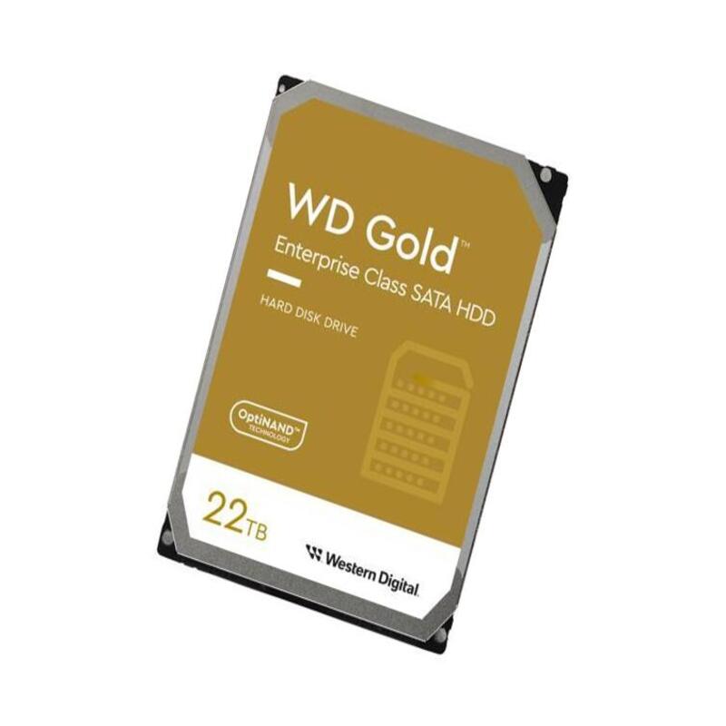 WD Gold WD221KRYZ 22 TB Hard Drive - 3.5 Internal - SATA (SATA/600) 