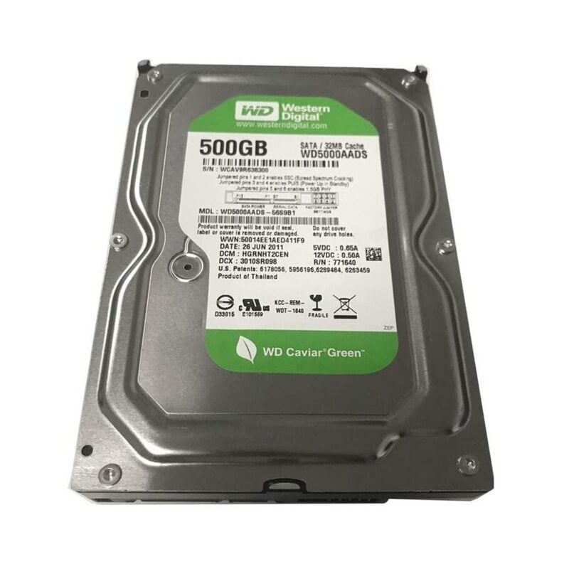WD Blue 500GB Mobile Hard Disk Drive - 5400 RPM SATA 6 Gb/s 7.0 MM 2.5 Inch  - WD5000LPVX