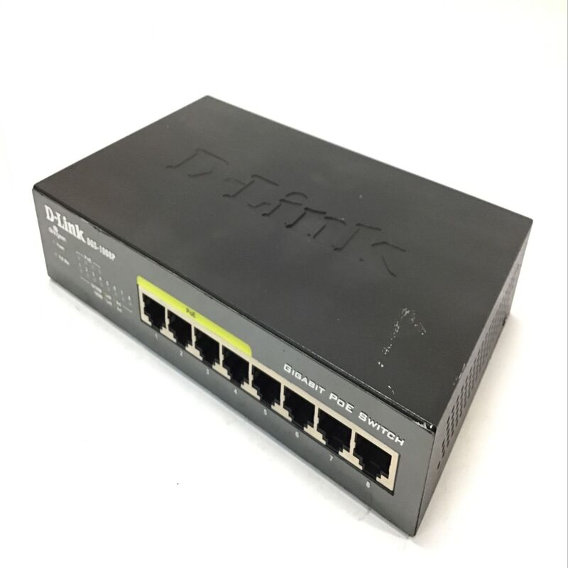 D-Link DGS-1008P 8-Port Gigabit Ethernet PoE Switch