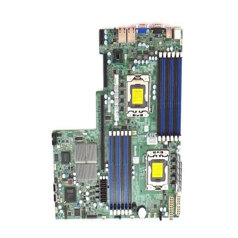 Supermicro X8DTU-F LGA 1366 Intel 5520 Chipset Intel Xeon DDR3 12x DIMM 6x  SATA2 3.0Gb/s Motherboard | Refurbished