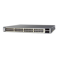 Cisco WS-C3750E-48PD-EF 48 Port Networking Switch