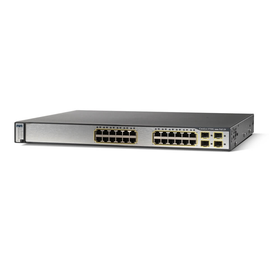 Cisco WS-C3750G-24PS-E 24 Port Networking Switch