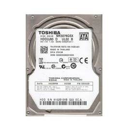 Toshiba MK5076GSX 500GB Hard Disk Drive
