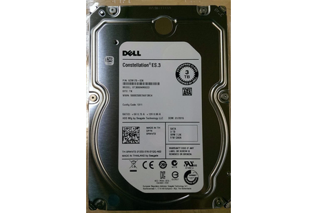 Dell HHD4K 3TB 7.2K RPM HDD SATA-6GBPS