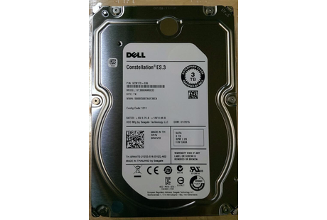 Dell RWV72 3TB 7.2K RPM HDD SATA-6GBPS