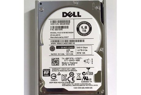 Dell 8PF11 1.8TB 10K RPM SAS-12GBPS HDD