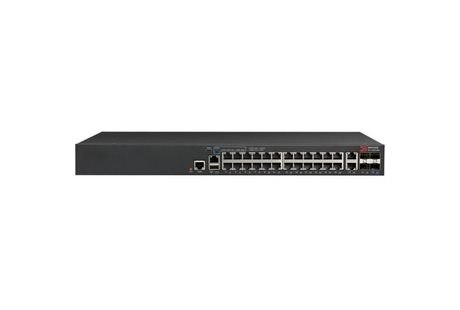 Brocade ICX7150-24P-2X10G 24-Port Networking Switch.