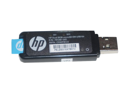 HP 741281-001 8GB Dual Microsd USB Flash Drive
