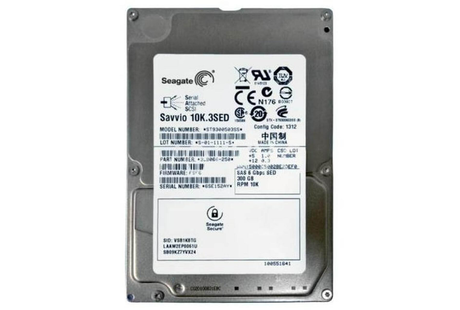 Seagate ST9300503SS 300GB 10K RPM HDD SAS 6GBPS