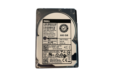 Dell 0B34156 600GB-10K RPM SAS 12GBPS HDD