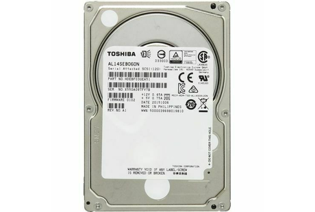 Toshiba AL15SEB060NY 600GB 10K RPM SAS 12GBPS Hard Drive
