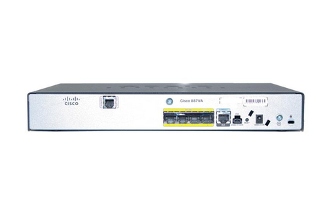 Cisco CISCO887VA-K9 5 Ports Networking Router 10-100