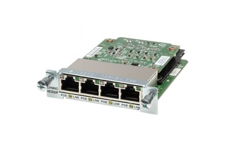 Cisco EHWIC-4ESG-P 4 Port Networking Network Module