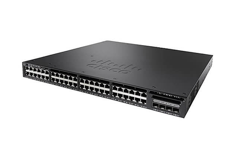 Cisco WS-C3650-48FS-E 48 Port Networking Switch