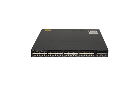 Cisco WS-C3650-48PD-E 48 Port Networking Switch