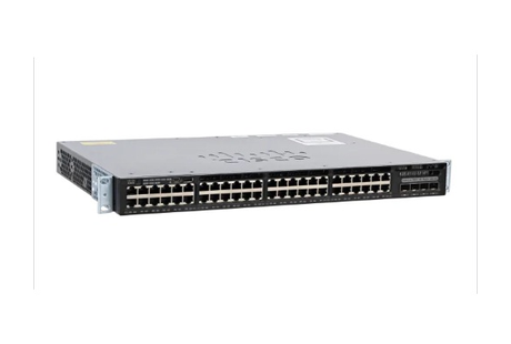 Cisco WS-C3650-48FQM-E 48 Port Networking Switch