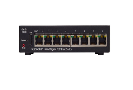 Cisco SG250-08HP-K9 8 Ports Switch Networking