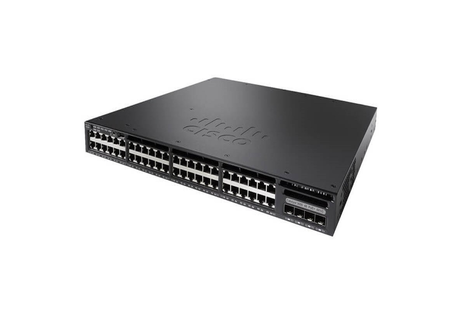 Cisco WS-C3650-48FQM-S 10 Gigabit Switch