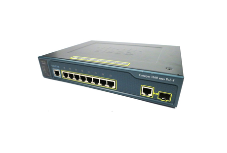 Cisco WS-C3560-8PC-S Managed Switch