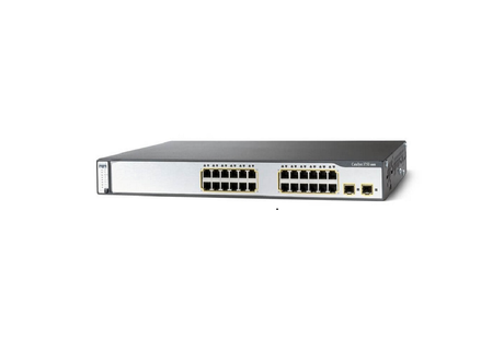 Cisco WS-C3750-24PS-S Managed Switch
