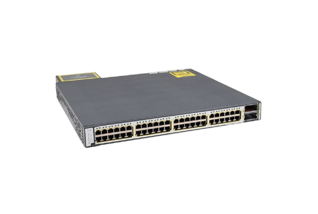 Cisco WS-C3750E-48PD-S 48 Ports Managed Switch