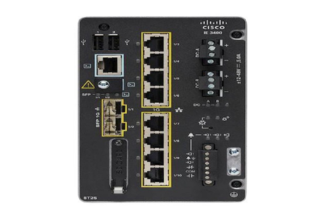 Cisco IE-3400-8T2S-E 8 Port Managed Switch
