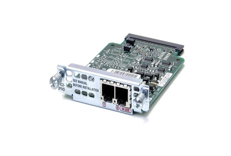 Cisco VIC2-2FXO 2 Port Networking Telephony Equipment Voice Interface Card