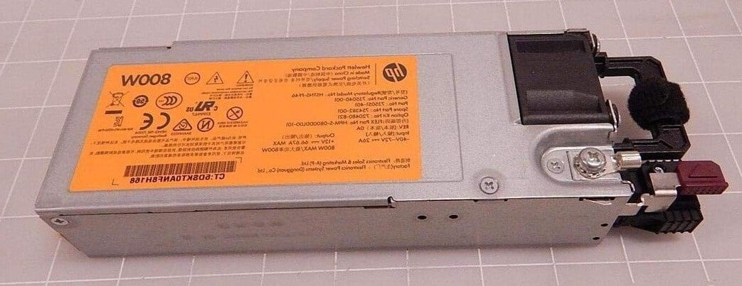 735051-401 HP 800 Watt Flex Slot -48VDC Hot Plug Power Supply | New Bulk Pack