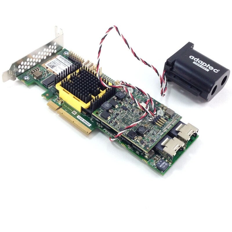 Adaptec ASR-5805ZQ 8-Port PCI-E X8 SAS-SATA RAID Controller w/512MB Cache | Brand New 3 Years Warranty