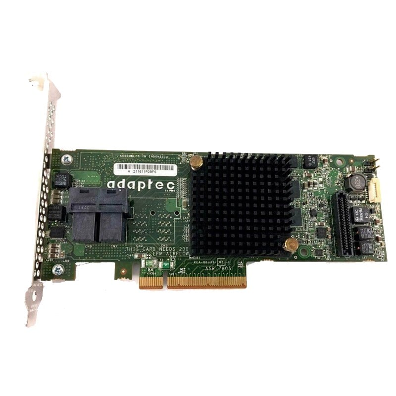 ASR-7805 Adaptec 6GBPS 8 Port PCI-E 3.0 X8 SAS SATA Raid Controller | New Bulk Pack