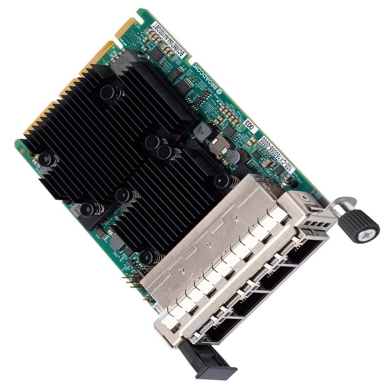 Broadcom BCM95720N2004DC BCM5720 Lom Board 1GbE Base-T Quad Port OCP NIC | Refurbished | Dell OEM