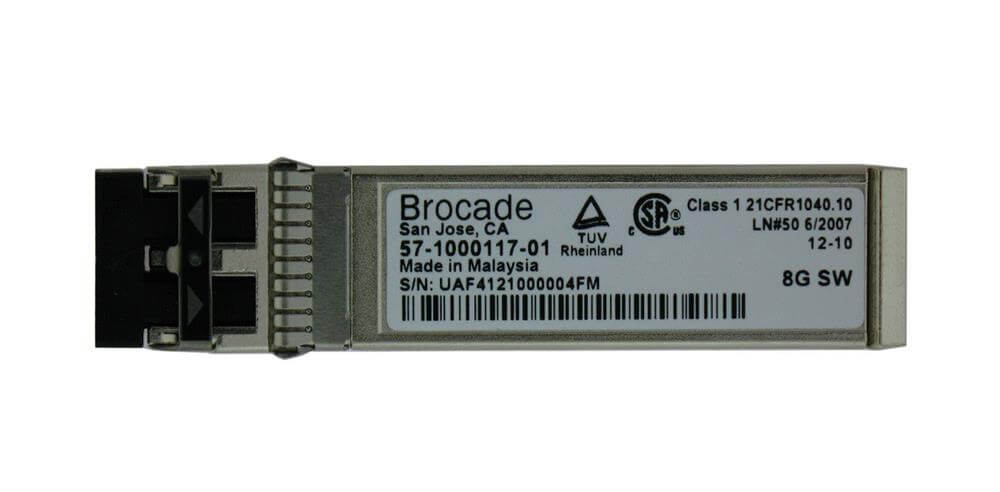 57-0000088-01 Brocade 16Gbps 16Gbase-Shortwave 850NM Duplex LC SFP+ Transceiver Module | Refurbished