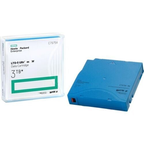 C7975AN HP 20 Pack Non Custom Label LTO Ultrium 5 1.5TB3.0TB Data Cartridge | New Factory Sealed 3 Years HP Warranty