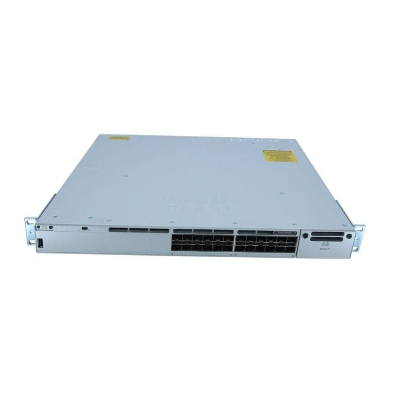 C9300L-24P-4G-E Cisco 24 Ports Layer 3 Switch Fixed Uplinks PoE+ 4X1G Network Essentials | New Factory Sealed