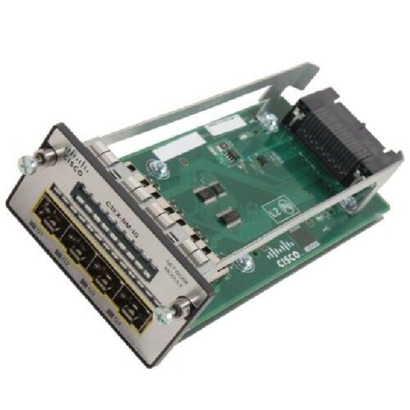 Cisco Catalyst C3KX-NM-10G 4 Port 10GbE SFP+ Network Expansion Module (Renewed