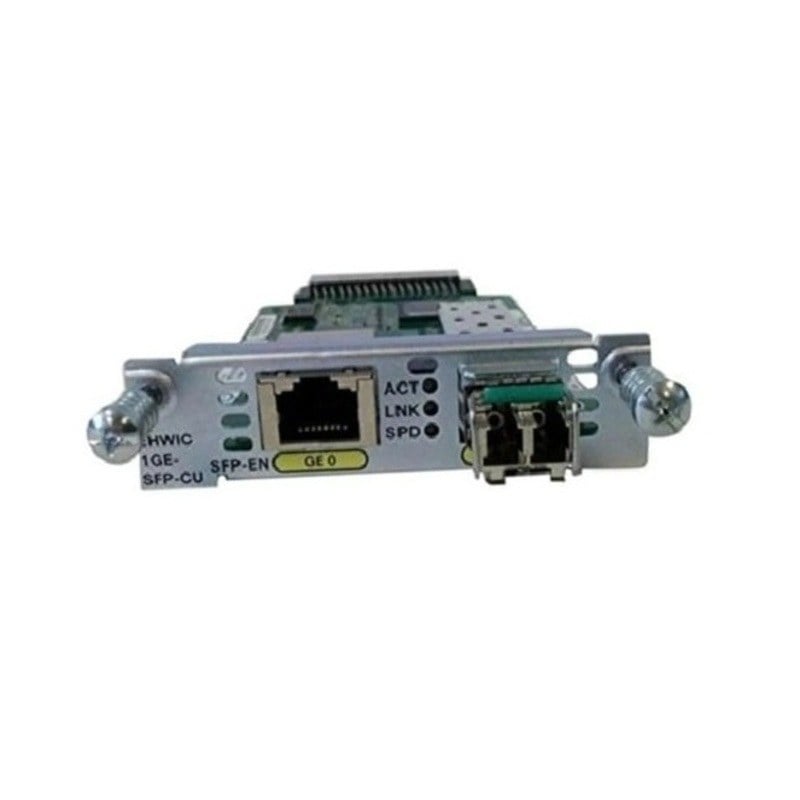 Cisco EHWIC-1GE-SFP-CU= 1GBPS WAN Interface Network Module | New Factory Sealed