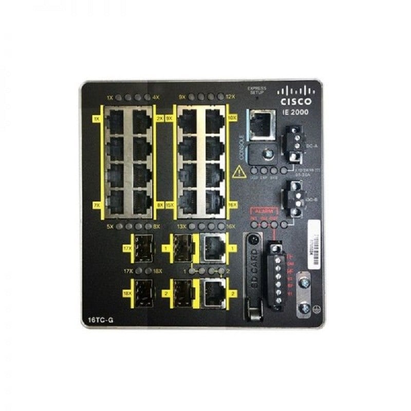 IE-2000-16TC-G-X Cisco Industrial Ethernet 2000 Series 20 Ports Managed Switch | Refurbished