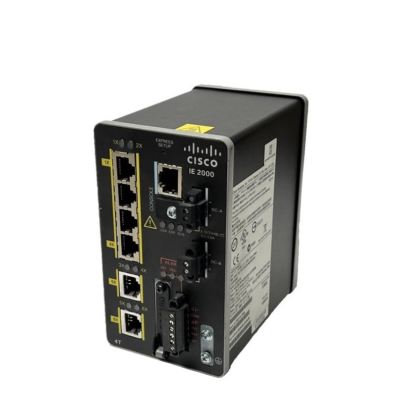 Cisco IE-2000-4T-G-L 6 Ports Ethernet Switch 2000 Series Manageable Twisted Pair | New Factory Sealed