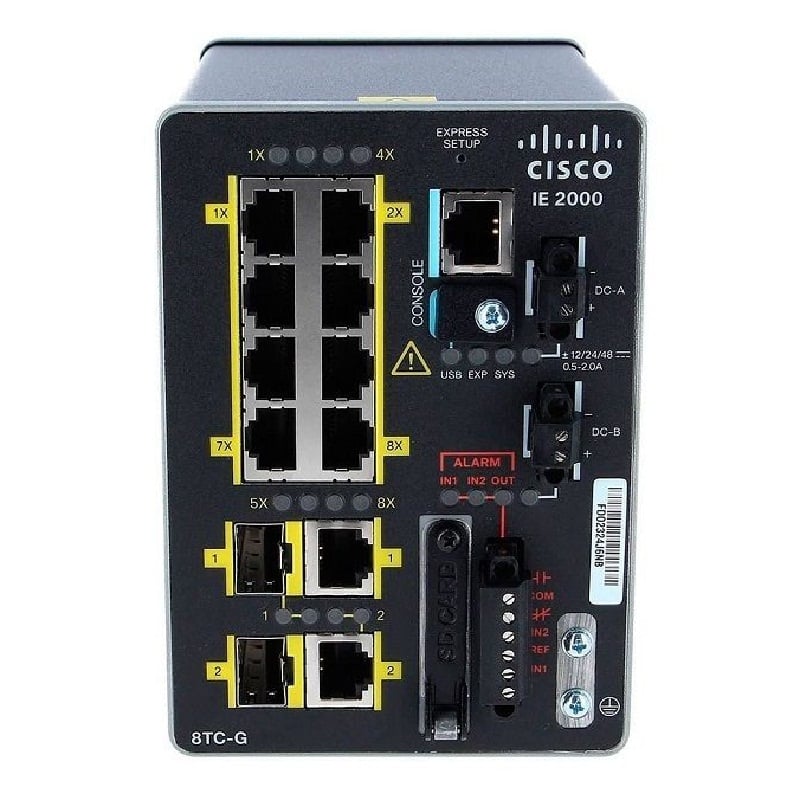 IE-2000-8TC-L Cisco 10 Port Industrial Ethernet Switch | New Factory Sealed