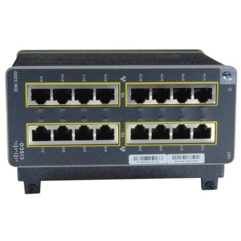 Cisco IEM-3300-16T= Catalyst Ie3300 16 Ports Expansion Module | New Factory Sealed