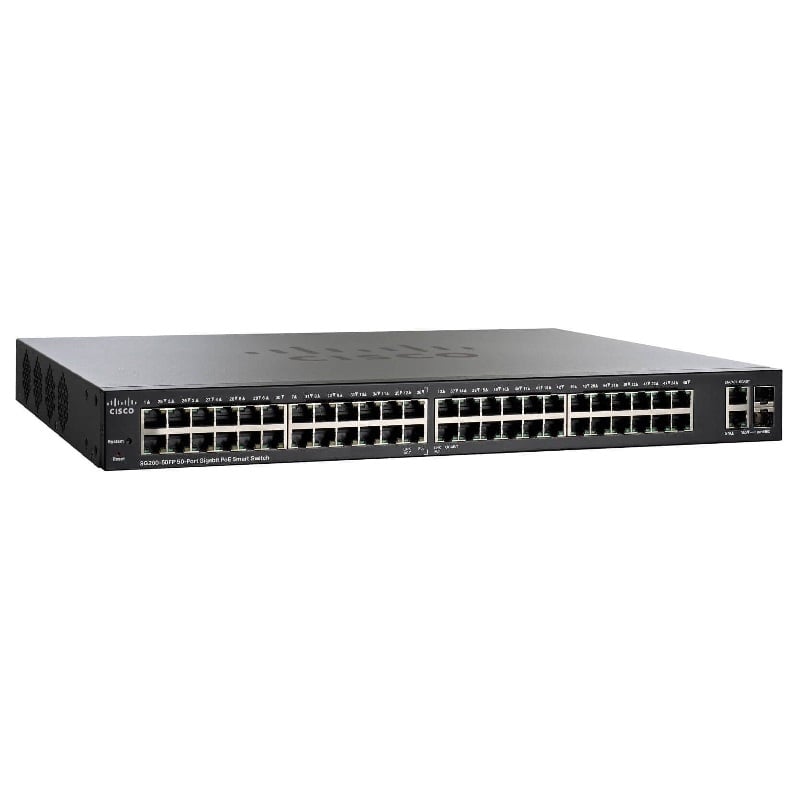 Cisco SG200-50FP-NA 50-Ports Managed Switch SFP Ports 2 Combo Gigabit | Refurbished
