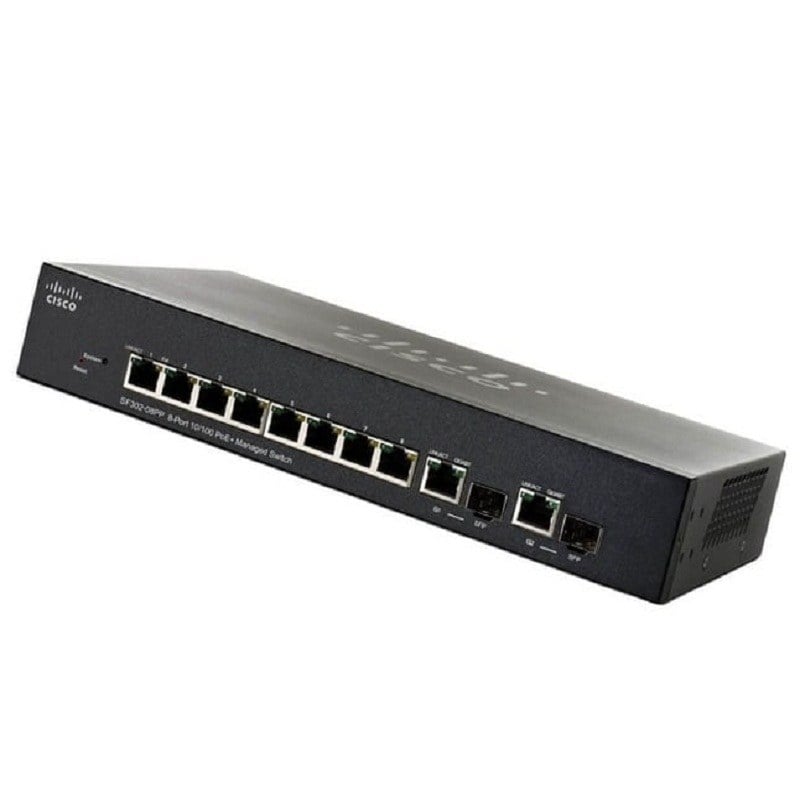 SG300-10SFP-K9 Cisco Layer 3 Switch Gigabit Ethernet Twisted Pair | New Factory Sealed