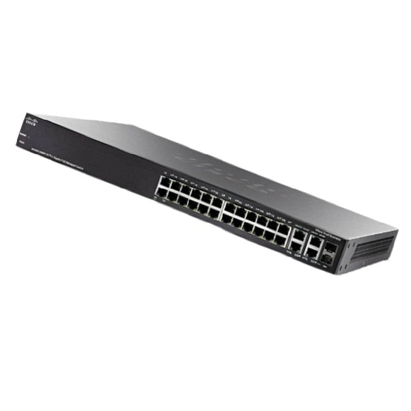 SG300-28MP-K9 Cisco Small Business 300 Series 28 Ports Layer 3 Managed Switch | Refurbished