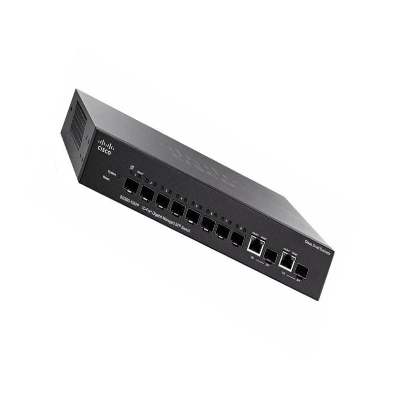 Cisco SG350-10SFP-K9-NA 250 Series 10 Ports Managed Switch | New Bulk Pack