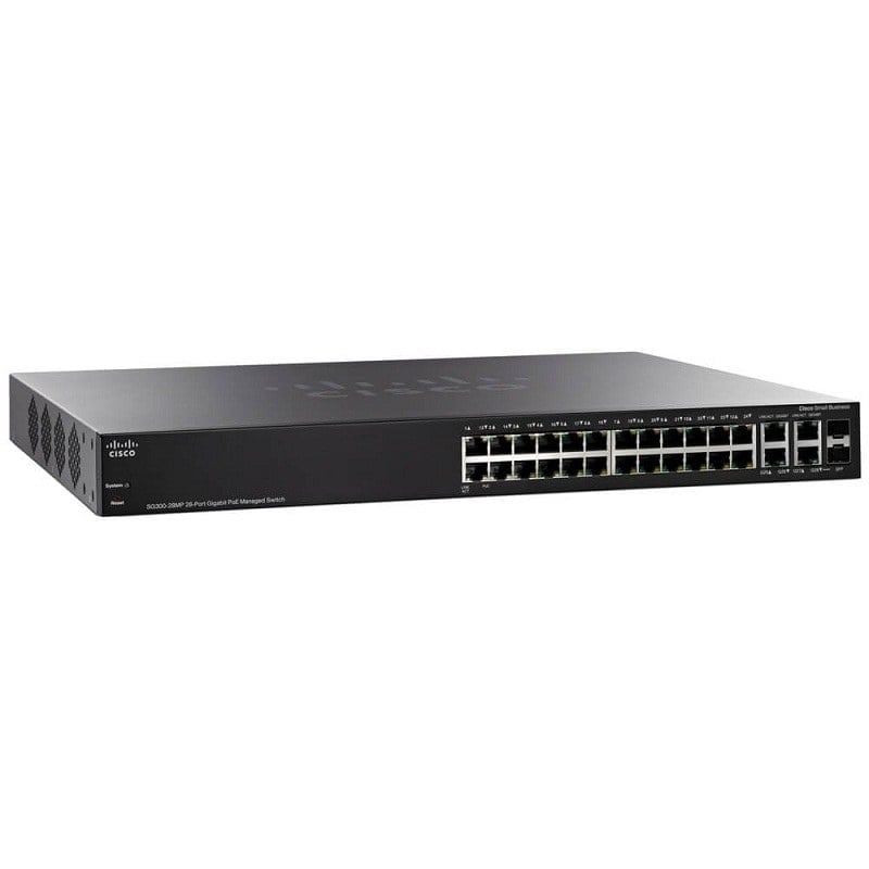 Cisco SG350-28-K9-NA 28 Ports Managed Switch Small Business | New Factory Sealed