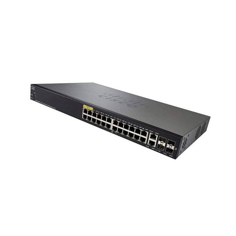 SG350-28MP-K9-NA Cisco 28-Ports Managed Switch | Refurbished
