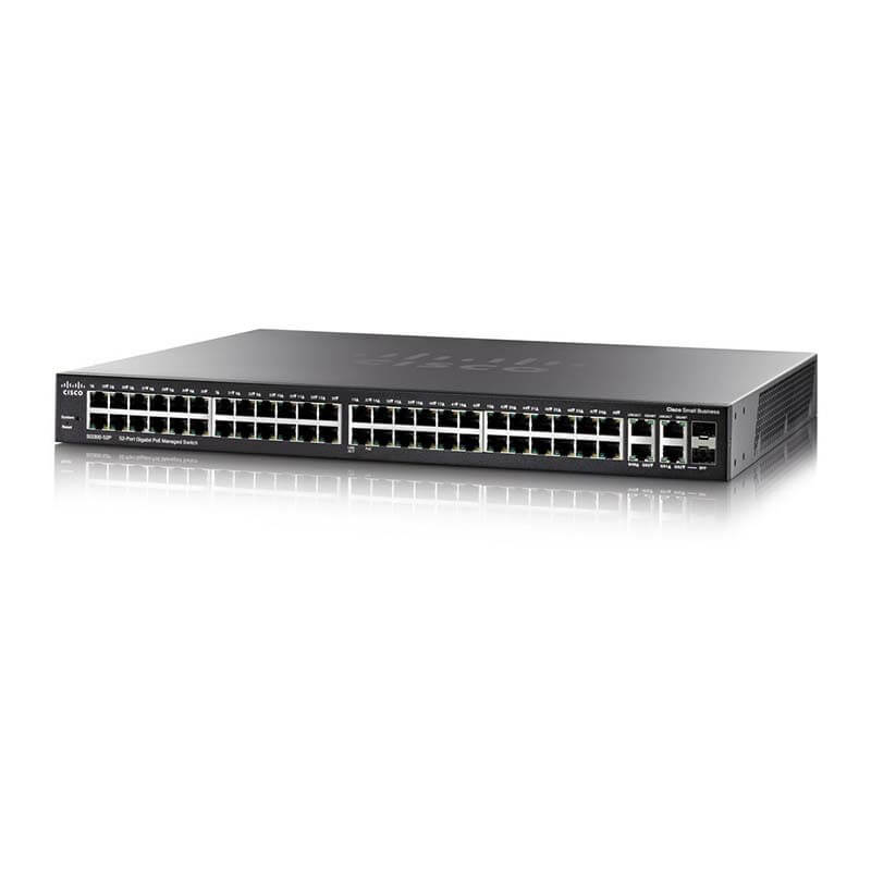 SG500X-48-K9-NA Cisco 4-Ports Managed Switch | New Factory Sealed