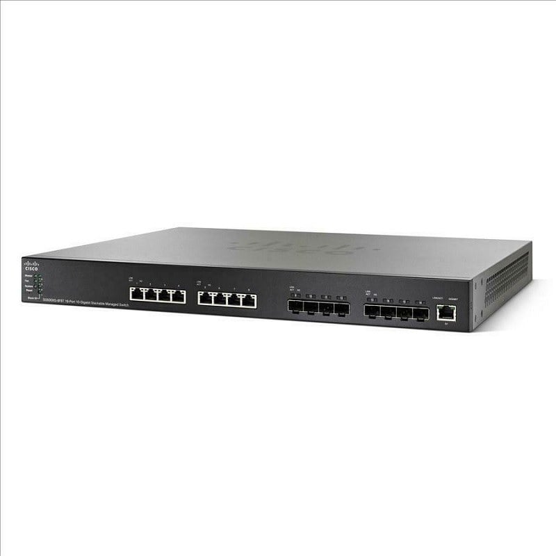 SG500XG-8F8T-K9 Cisco 16 Ports Stackable Switch 10-Gigabit SFP+| Refurbished